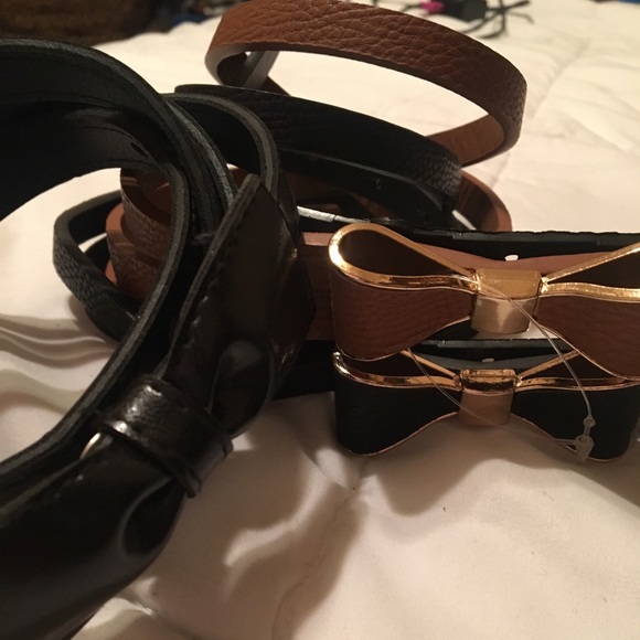 3 Bow Thin Belts - Picture 4 of 4